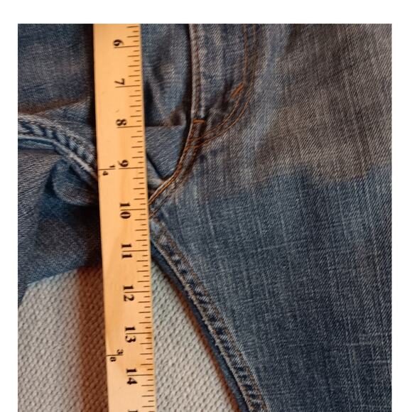 Levis 527 Bootcut Jeans Mens 39X31 Blue Fade Cowboy Style - Picture 14 of 16